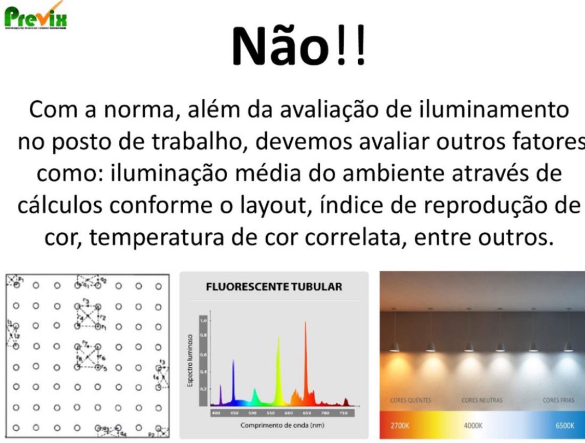 Ergonomia: Conforto ligado a níveis de Iluminamento (NR 17 e NHO 11)